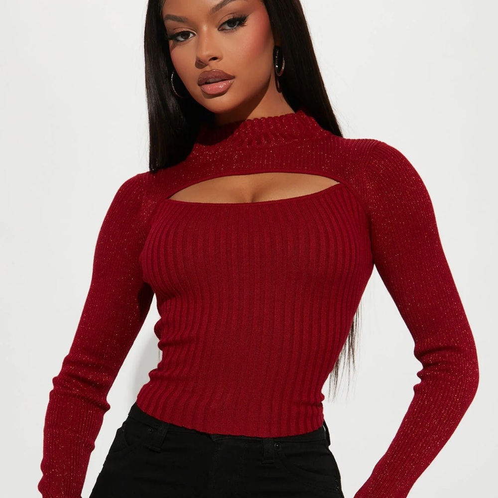 Fashion nova glitter sweater